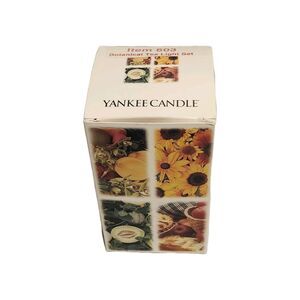 Vintage Yankee Candle Botanical Tea Light And Votive Set Lilac Blossom NIB